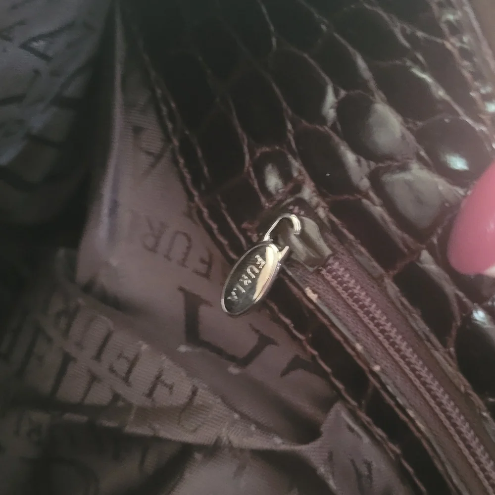 FURLA BRERA CROC SHOULDER BAG - Picture 11 of 13